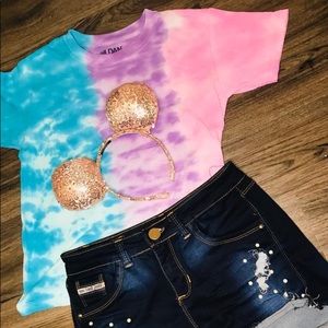Unicorn tie-dye shirt